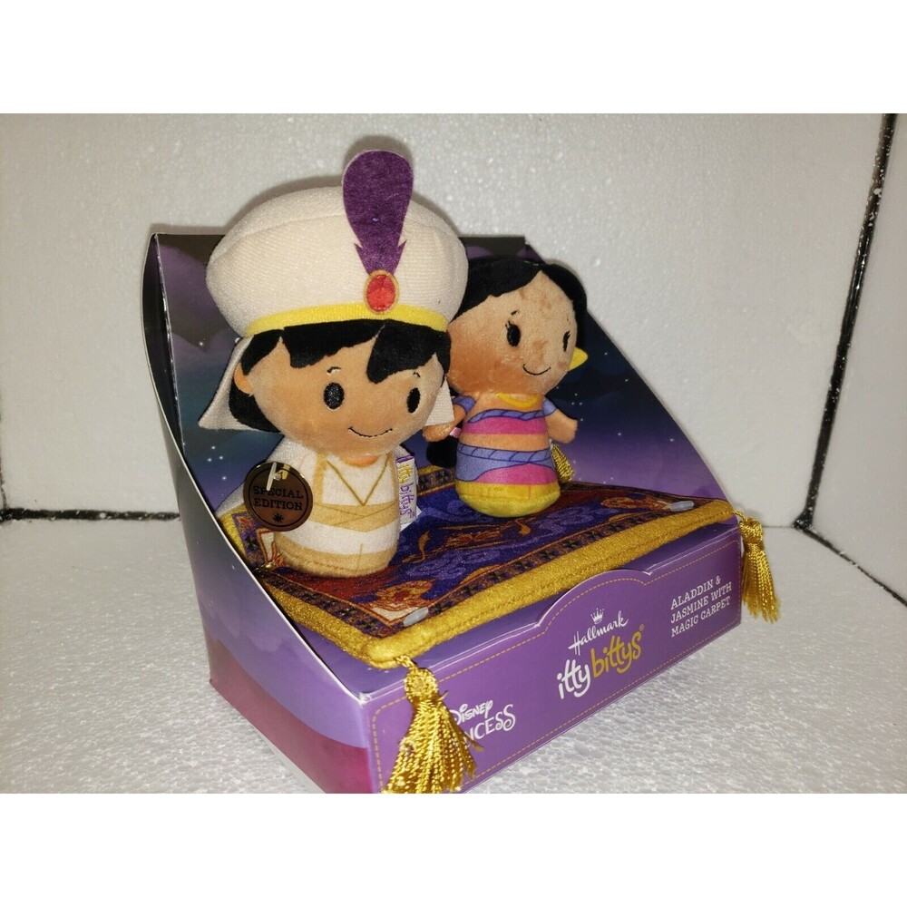 Hallmark Itty Bittys Aladdin & Jasmine Magic Carpet Plush Set